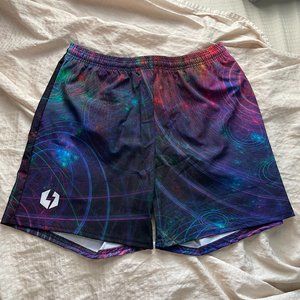 NWOT Electro Threads Cosmic Rave Shorts